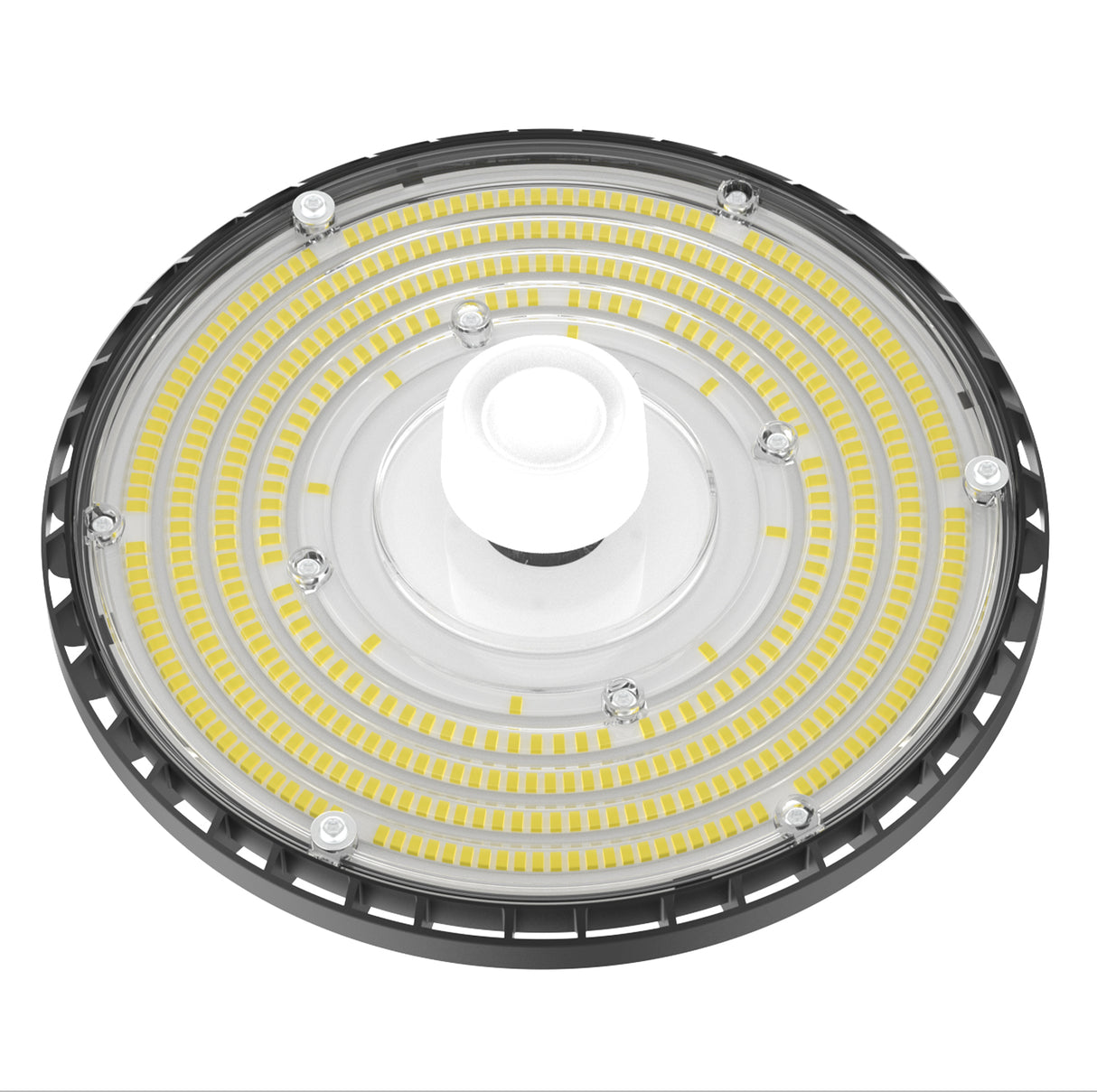 UFO LED High Bay Light ,100W,16000 Lumens, Selectable Wattage &CCT Adjustable, AC120-277V, UL DLC Listed, MHB08 Series