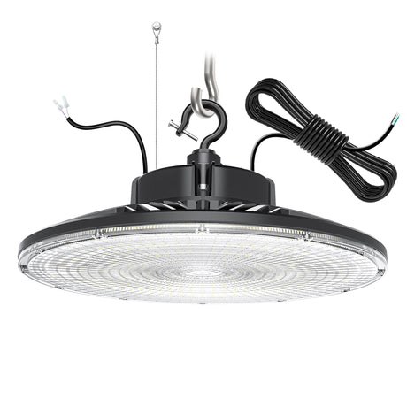 Black UFO High Bay LED Lights Front size