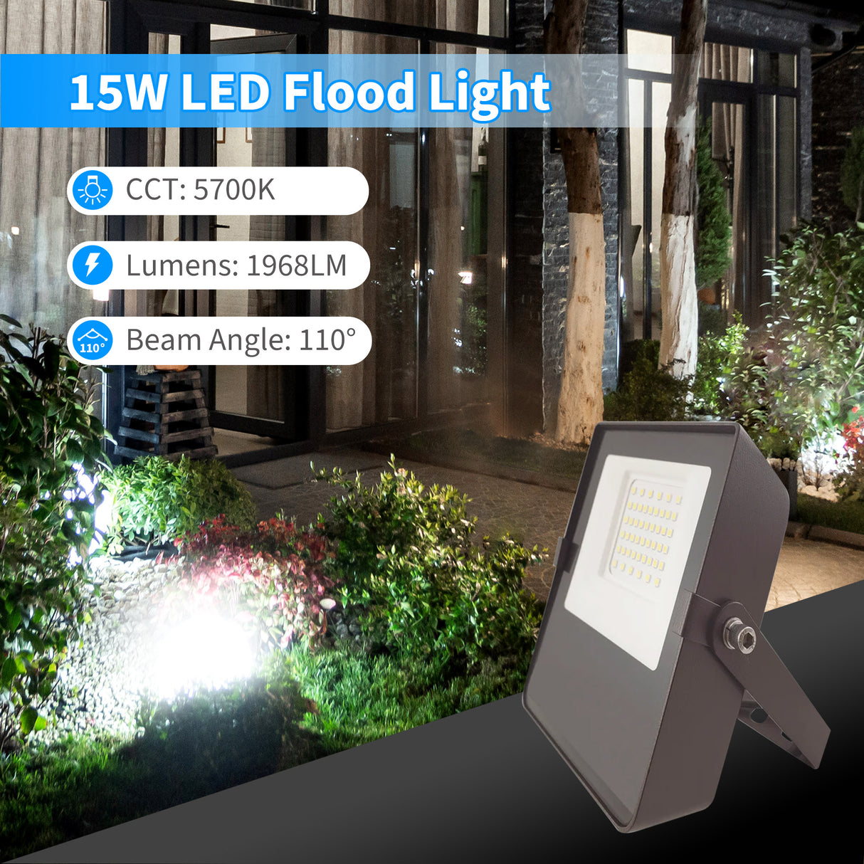 demonstration of LED Flood lights