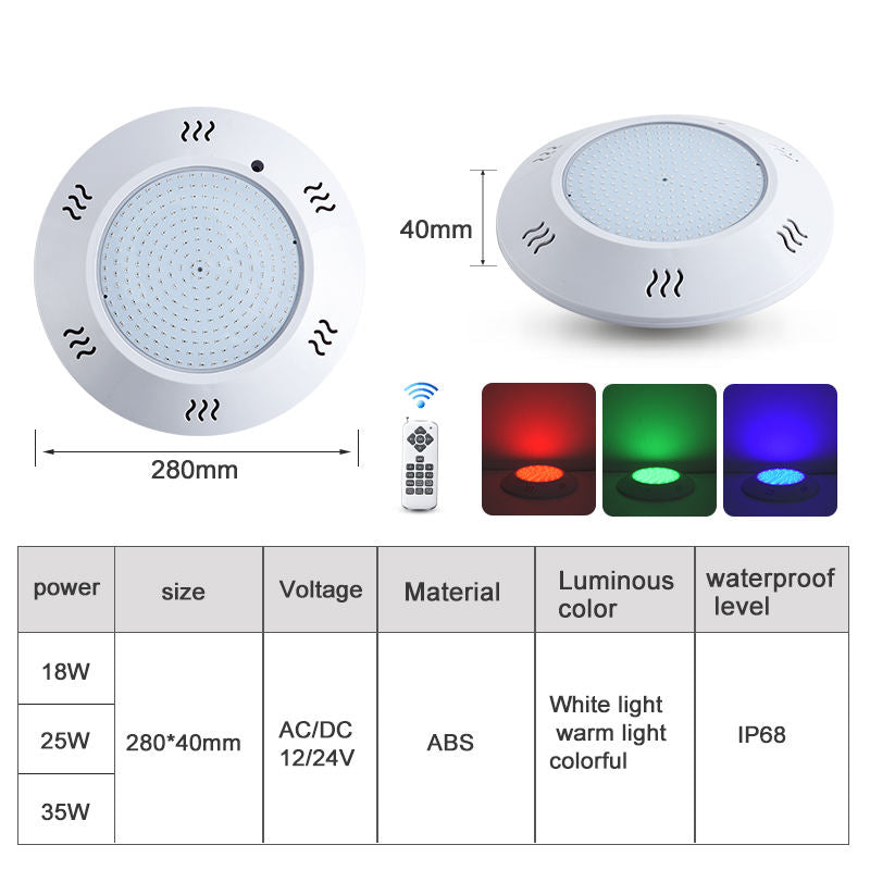 LED Pool Lights-Outdoor Water Proof Swimming Led