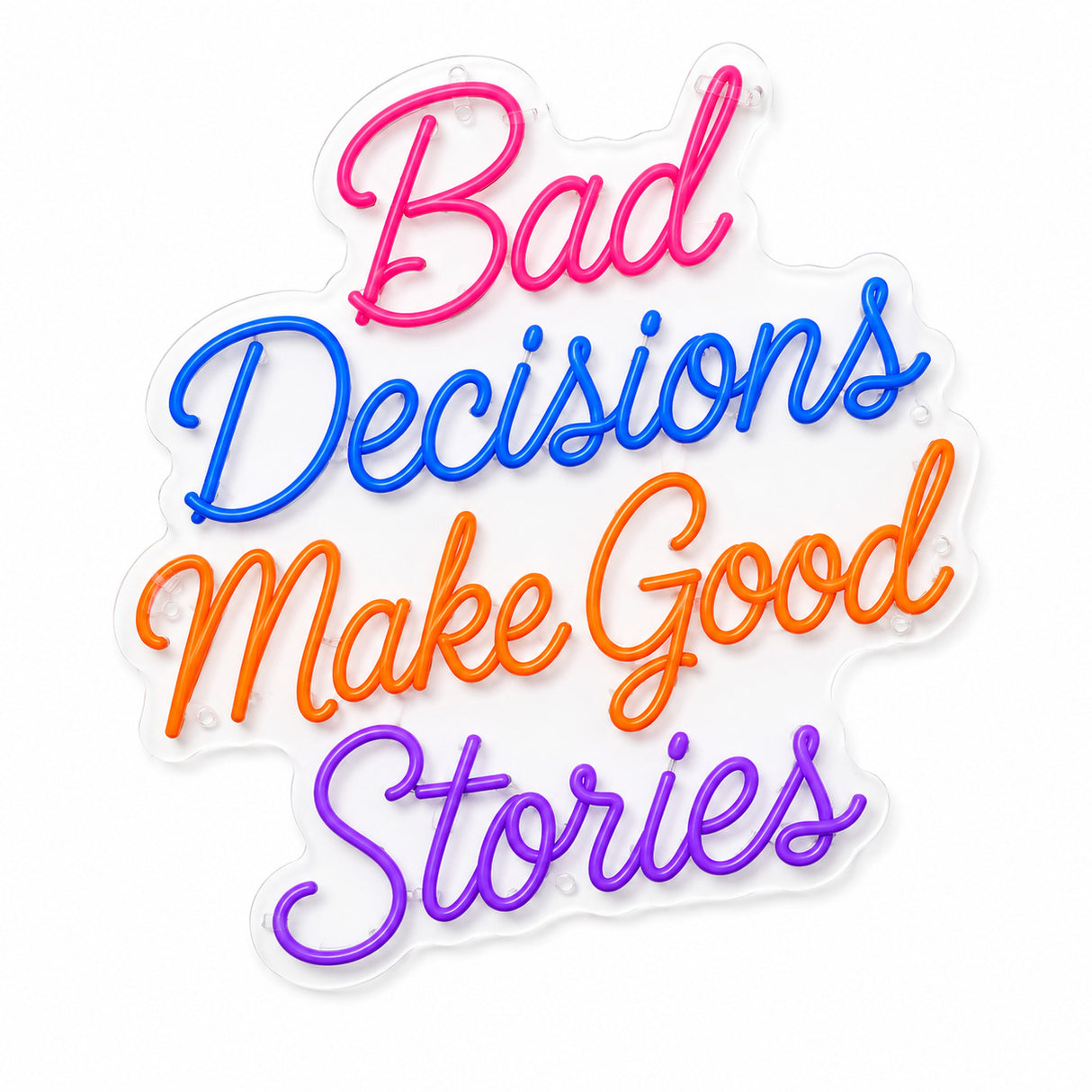Bad Decisions Make Good Stories