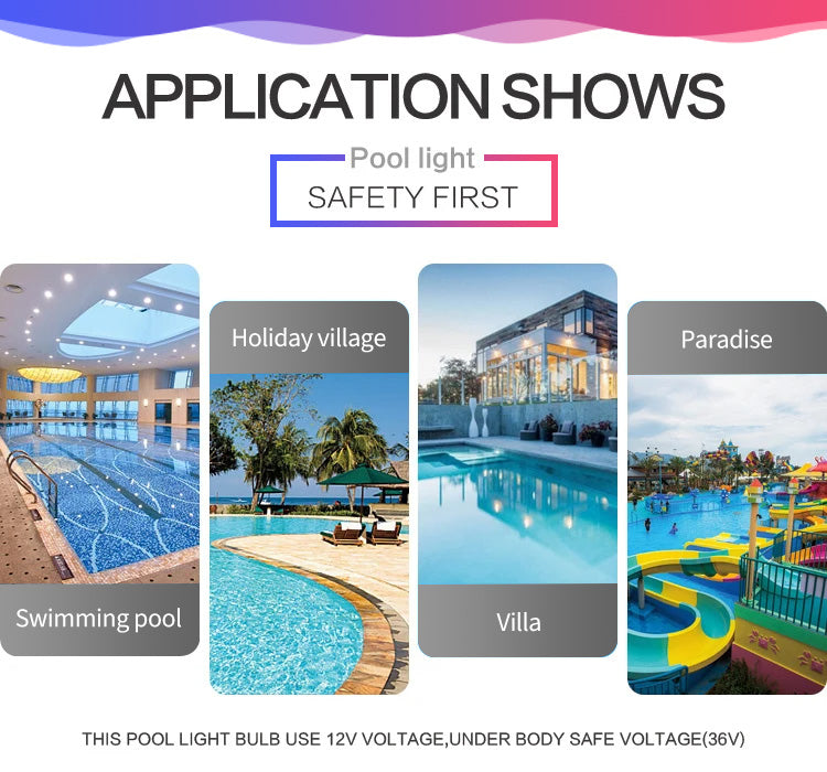 application of pool lights