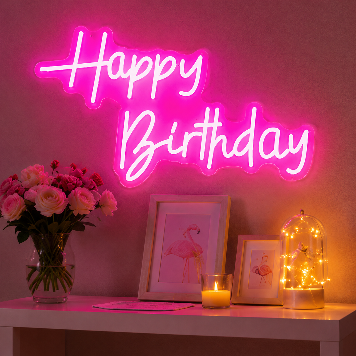 Happy Birthday LED Neon Signs