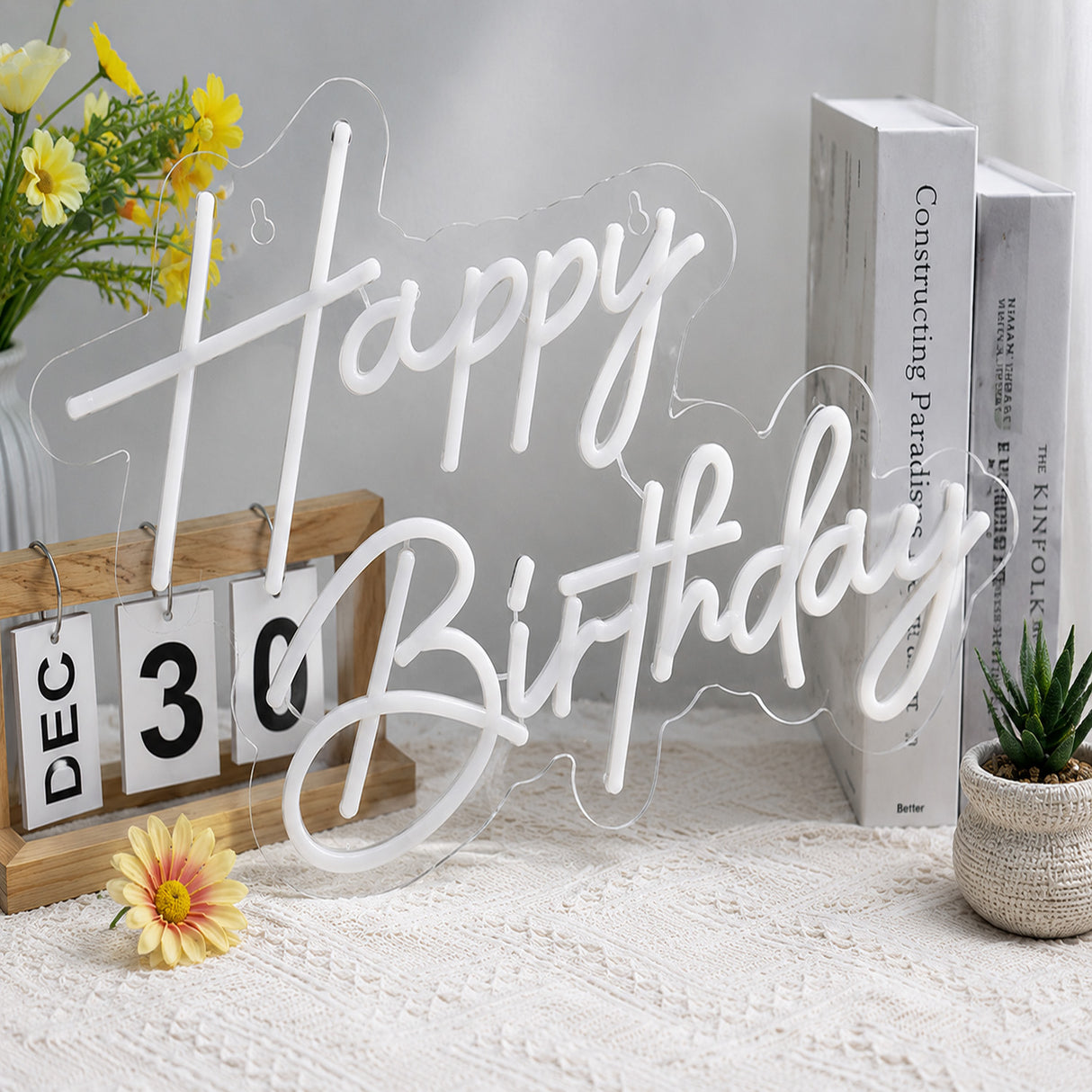 Happy Birthday LED Neon Signs