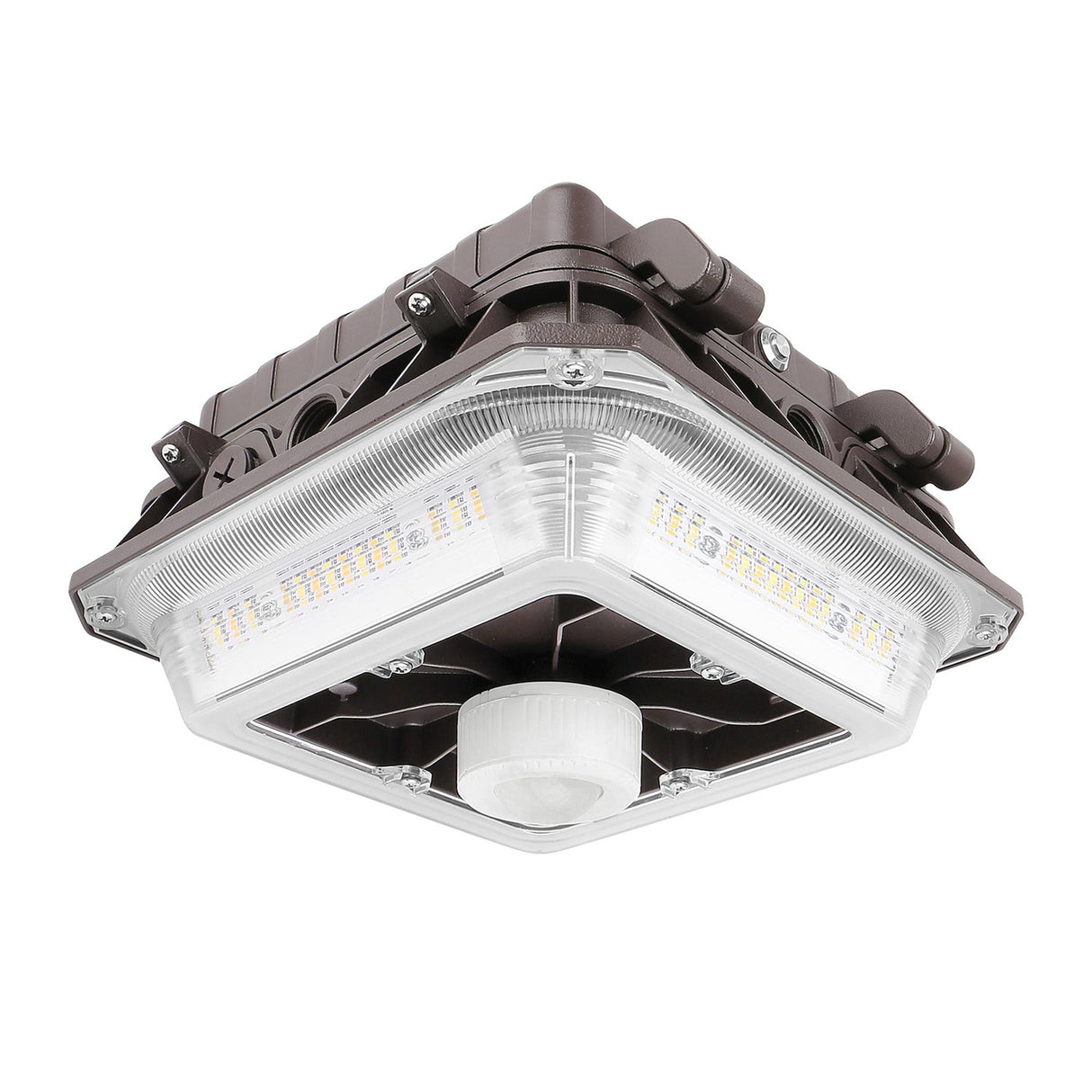 60W LED Canopy Light – 9400lm ,Selectable Wattage &CCT Adjustable ,Shop Light for Gas Station, Parking Lot & Store AC120-277V, MCP08