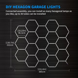 Details of Hexagon Garage Lights  17 hex 