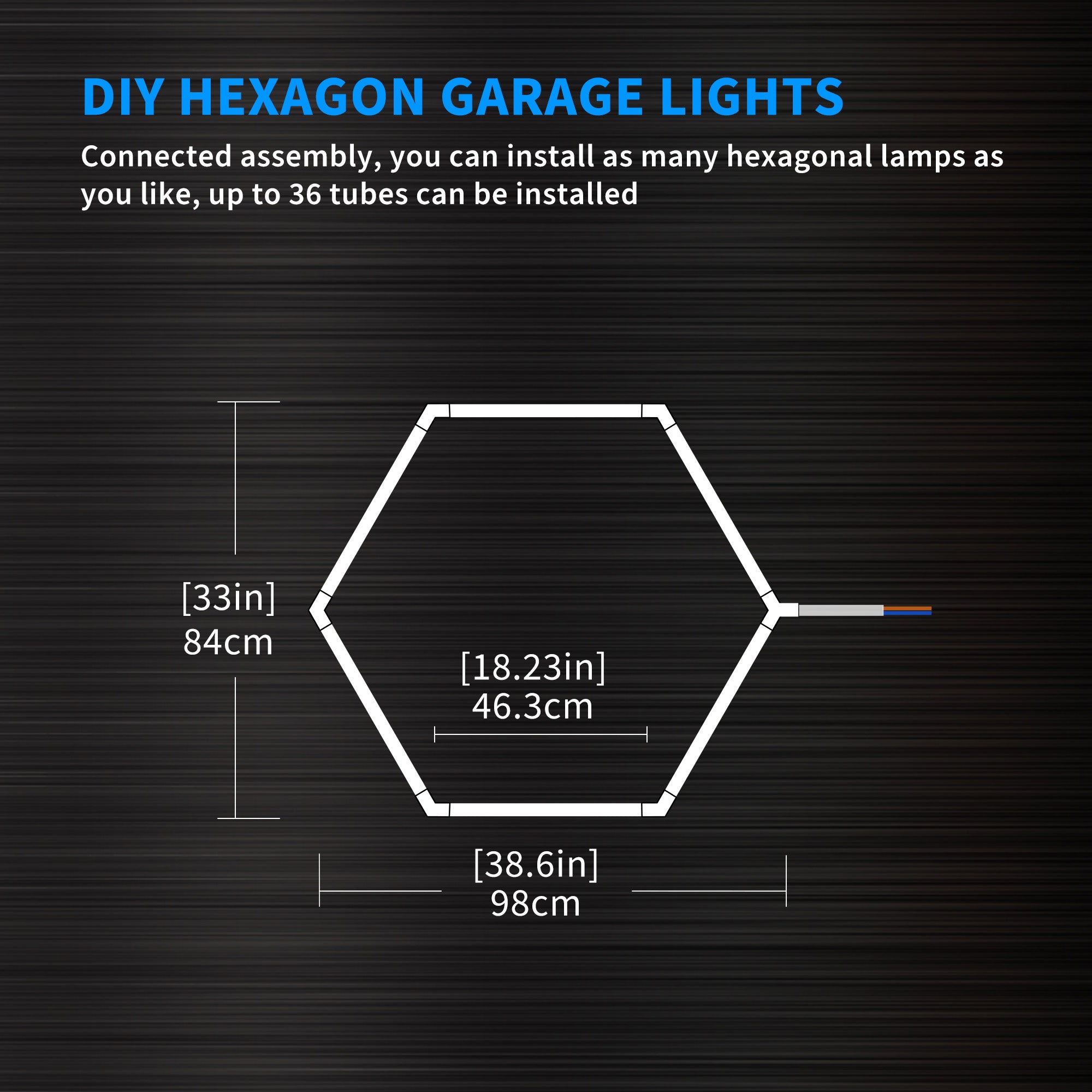 Heaxgon Garage Lights details