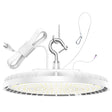 White UFO High Bay LED Lights Front size 