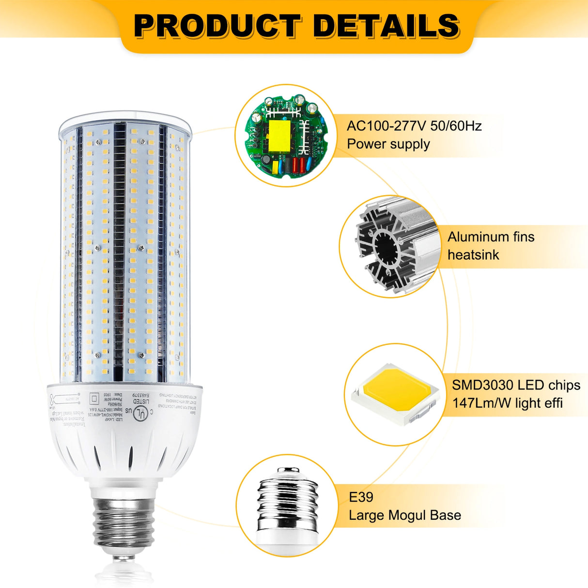 product details of LED Corn Bulb Light