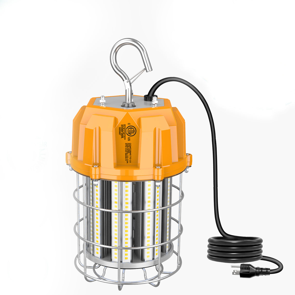 Temporary LED Work Light Front Size