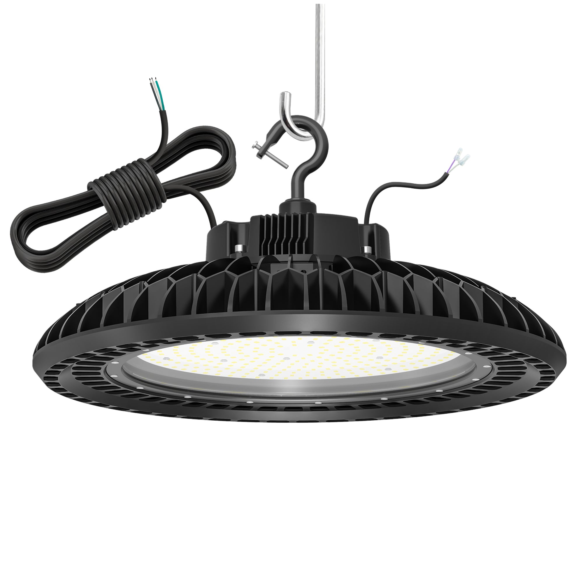 LED high bay light front size
