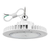 White UFO High Bay LED Lights Front size 