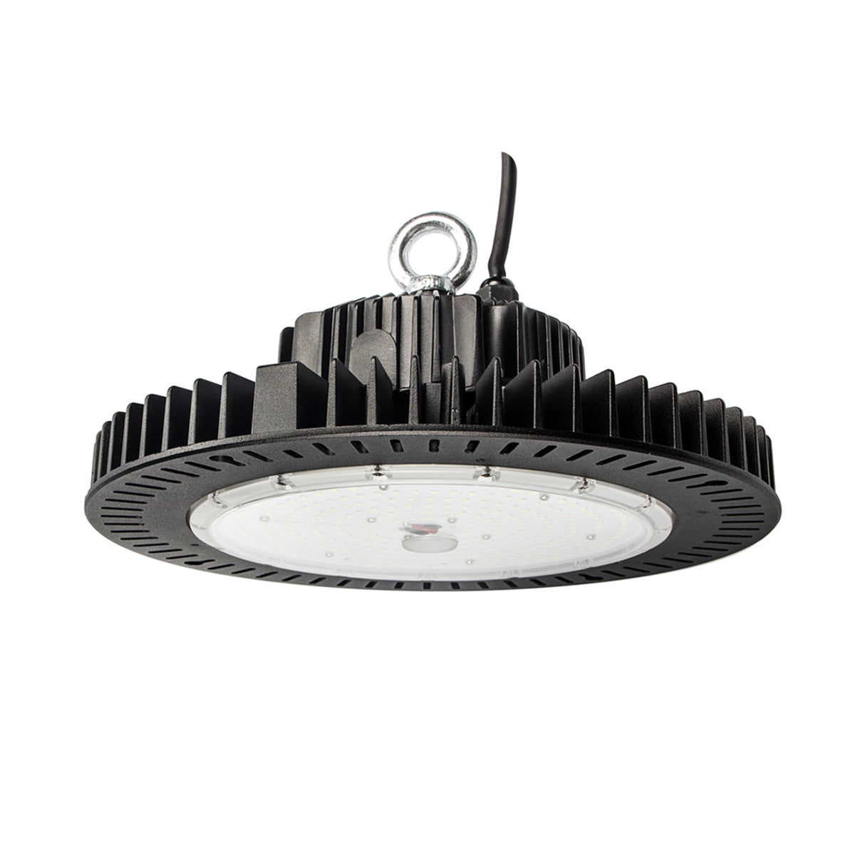 Black UFO High Bay LED Lights Front size 