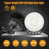 UFO High Bay LED Lights-Black 200W/240W with Plug