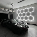 Usage of LED Hexagon Garage Lights 11 Hex in garage