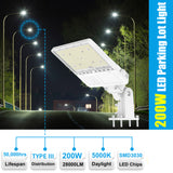 demonstratation of LED Parking Lot Lights