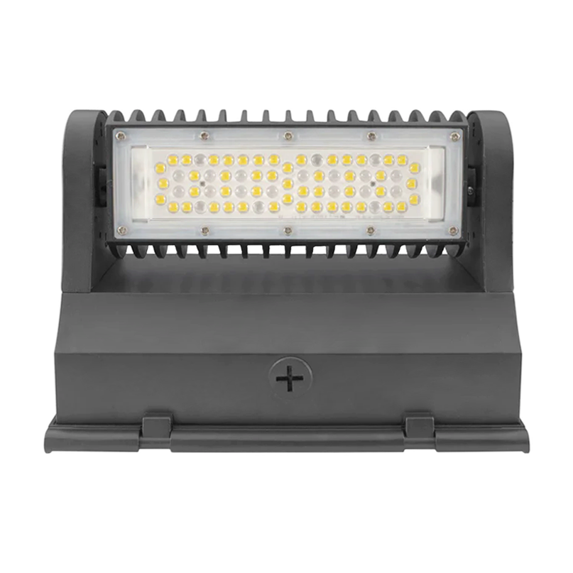 led wall pack lights front side