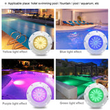 color effect of pool lighting