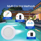 multi control methods of pool lights