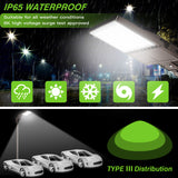 demonstratation of LED Parking Lot Lights