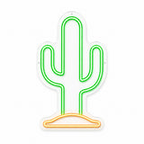 Desert Cactus LED Neon Sign