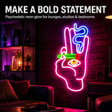 Evil Eye LED Neon Sign Light