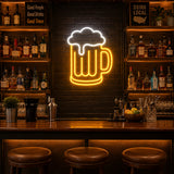 Frothy Beer Mug LED Neon Sign