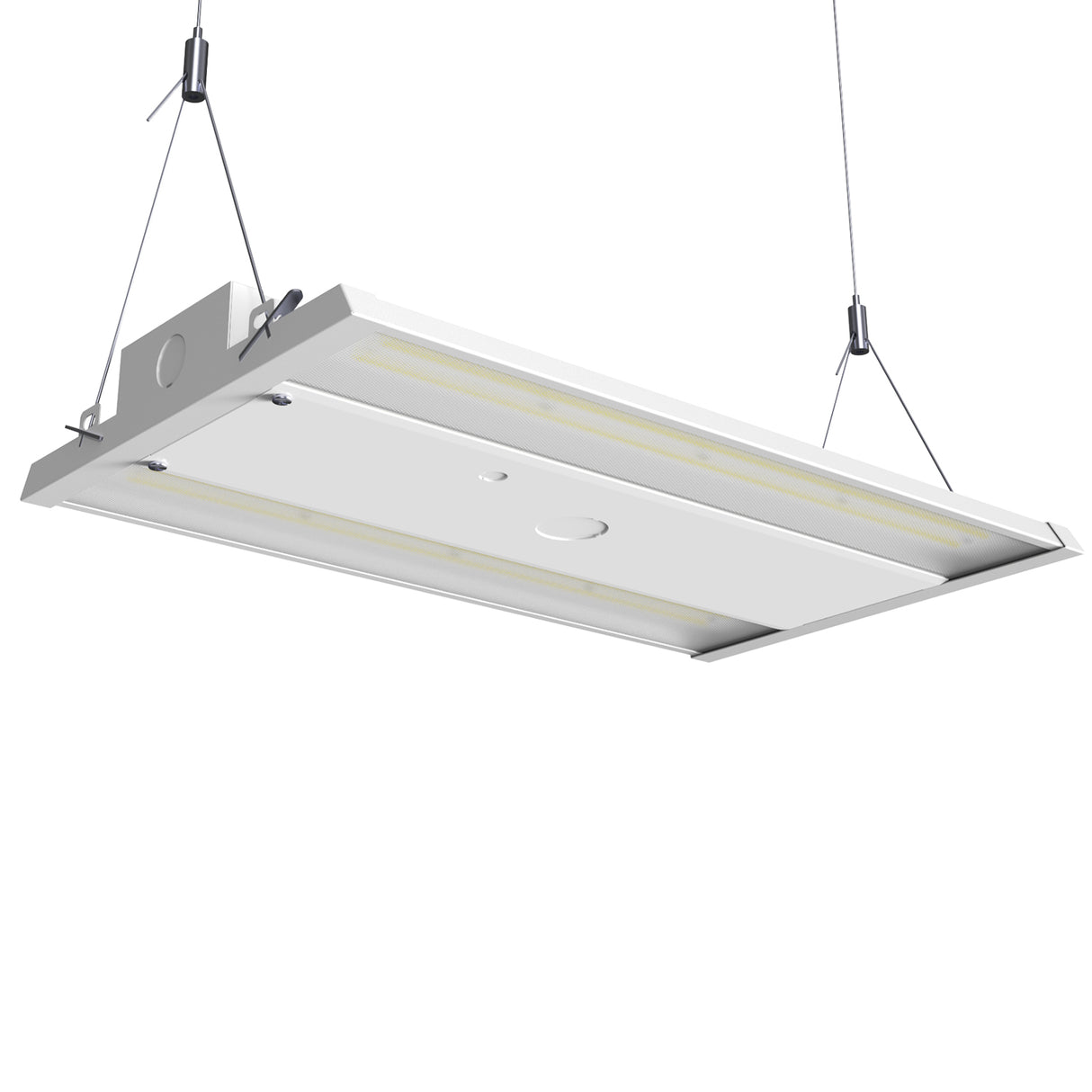 Linear High Bay LED Lights - LH06 Series, 130W, 18600lumens, 5000K, Adjustable Wattage, 120-277V