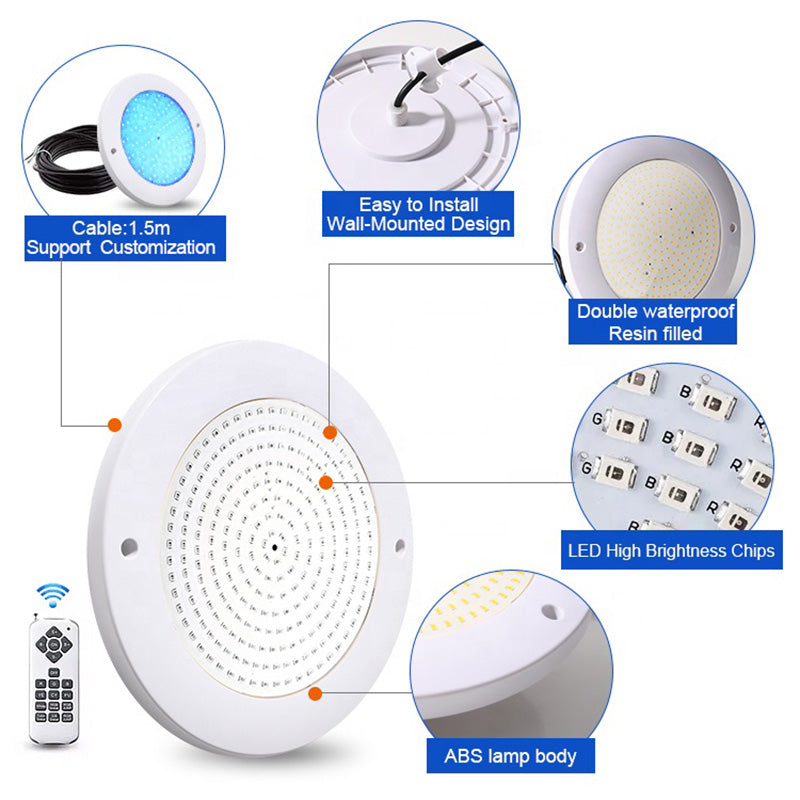 details of led pool lights