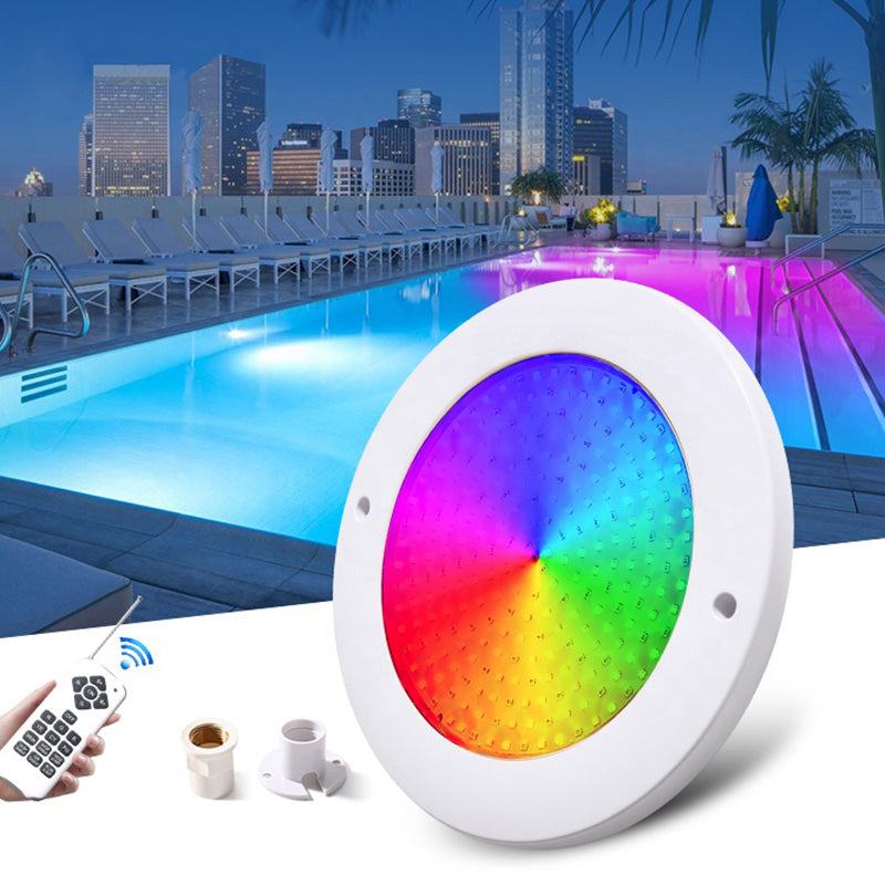 color effect of pool lighting