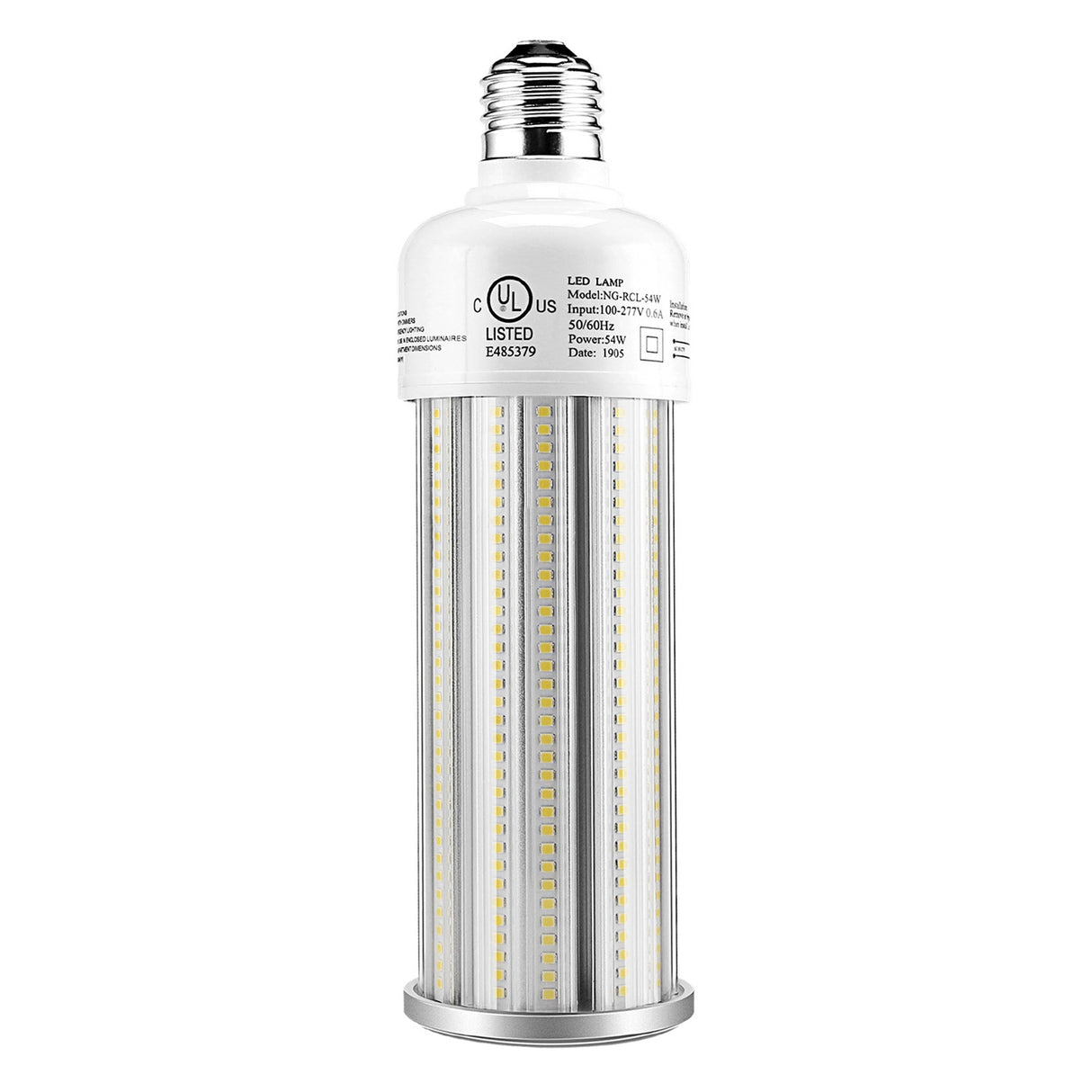 54w LED Corn Bulb Light front size