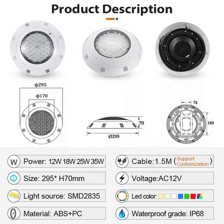 LED Pool Lights-Inground Pool Lights-Control 1.7