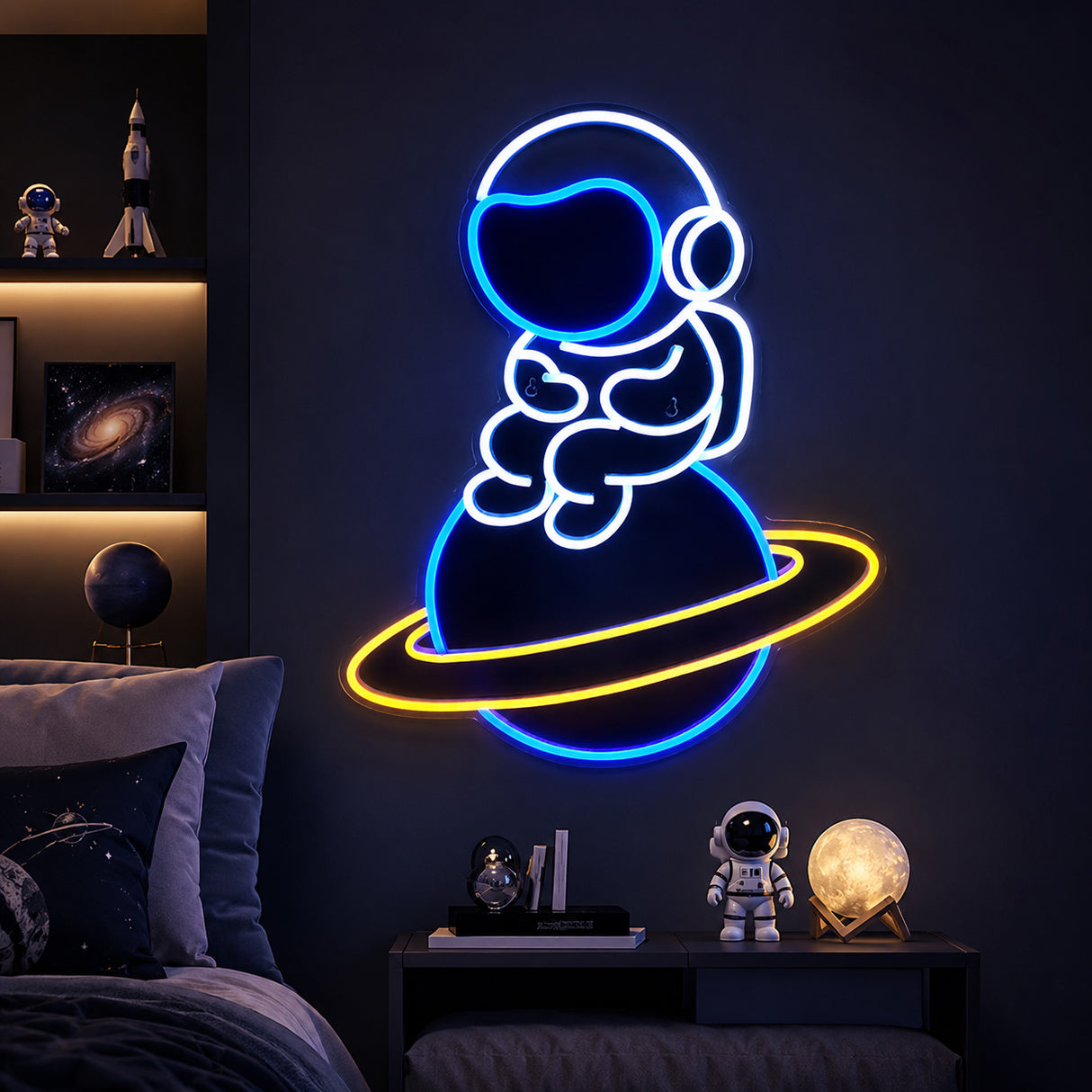 Astronaut LED Neon Sign Light