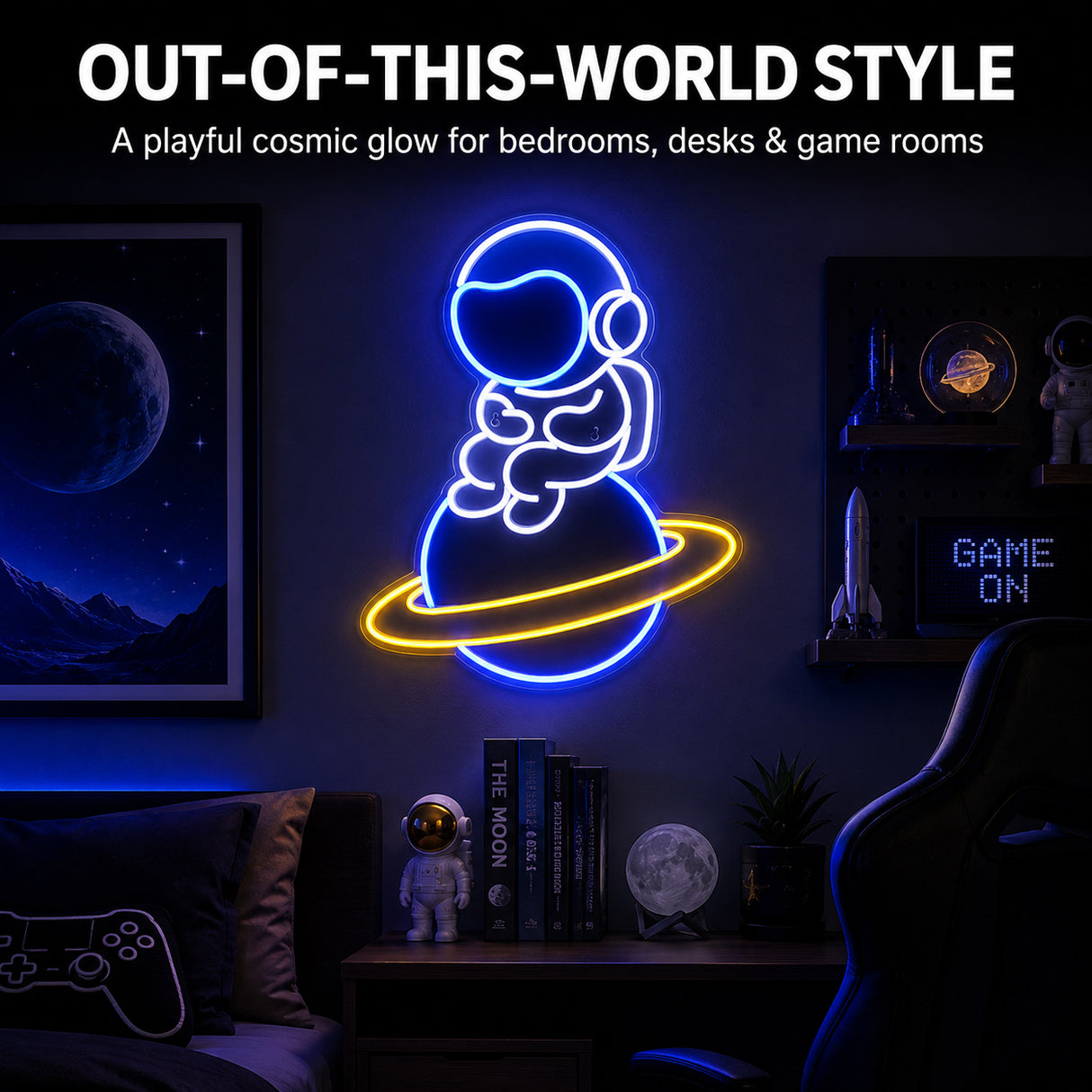 Astronaut LED Neon Sign Light