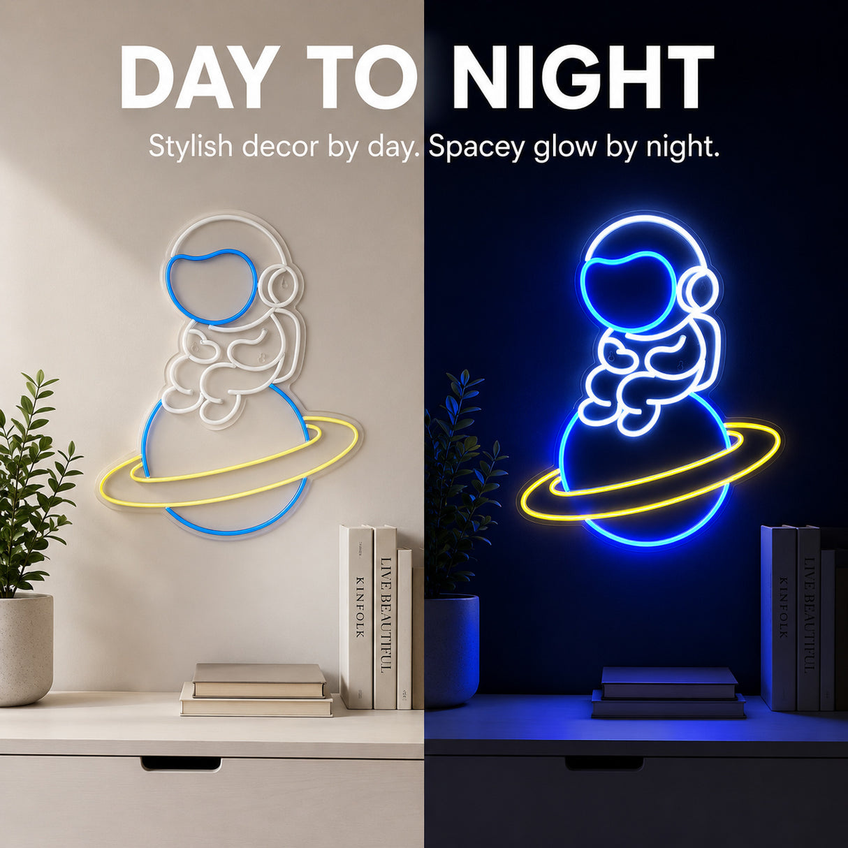 Astronaut LED Neon Sign Light
