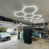 Usage of LED Hexagon Garage Lights 11 Hex in garage