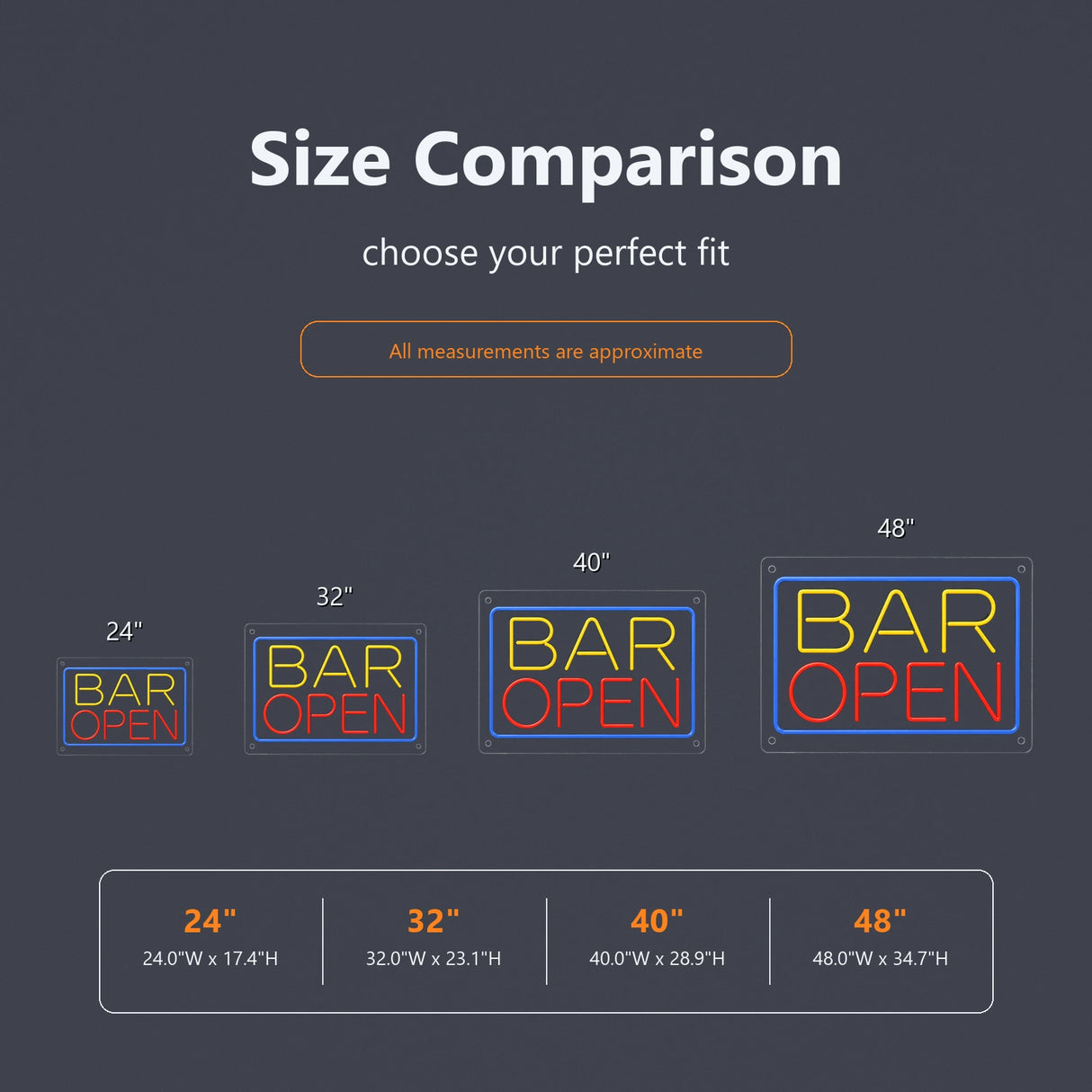 Bar Open Neon Sign for Pub & Lounge