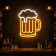 Beer Mug LED Neon Sign for pub wall decor