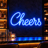 Cheers Neon Sign for Bar & Home Bar Decor