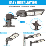 installation of LED Parking Lot Lights