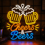 Cheers & Beers LED Neon Sign