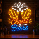 Cheers & Beers LED Neon Sign