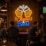 Cheers & Beers LED Neon Sign