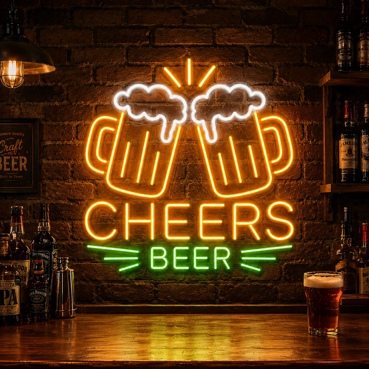 Cheers Beer Neon Sign