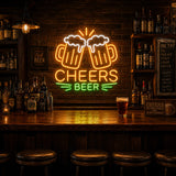 Cheers Beer Neon Sign