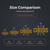 CHEERS LED Neon Sign size guide for home neon bar signs