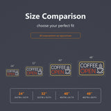 Coffee OPEN Neon Sign for Cafes