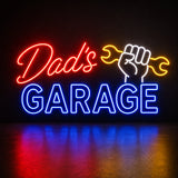 Dad's Garage Neon Sign