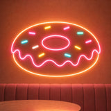 Donut Neon Sign for Donut Shop Wall Decor