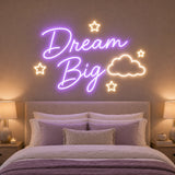 Dream Big Bedroom Neon Sign